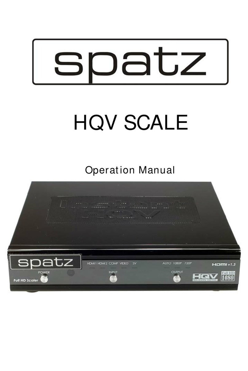 VXI HQV SCALE Operation manual