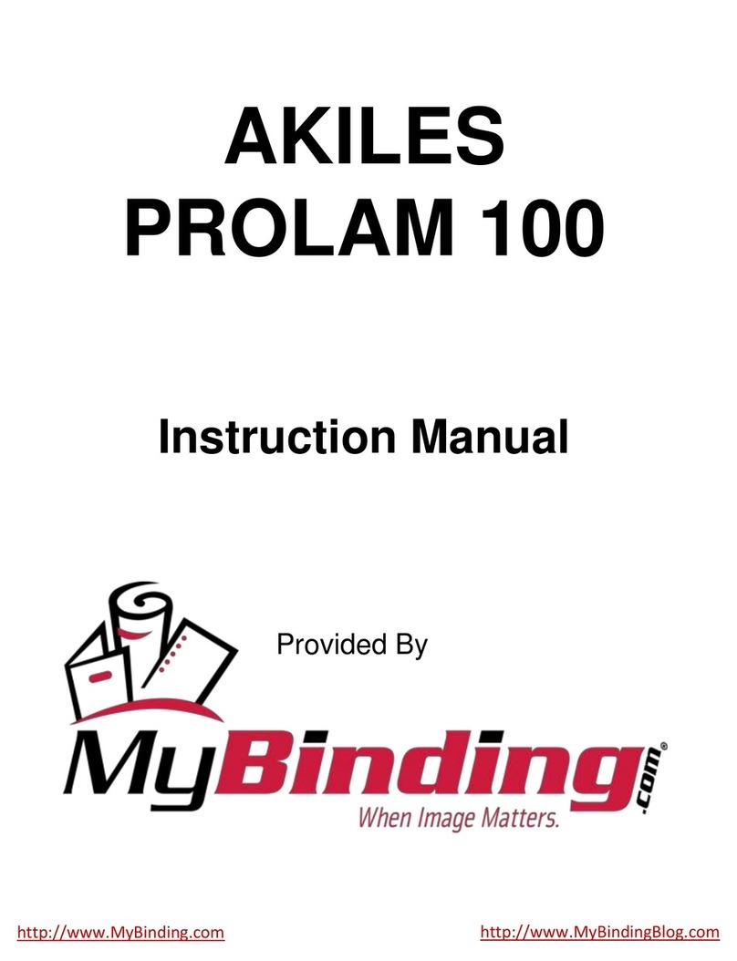 MyBinding AKILES PROLAM 100 instruction manual