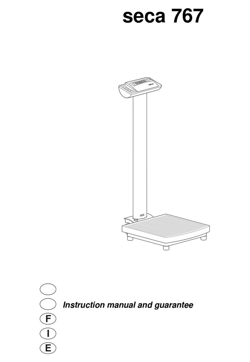 Seca 767 User manual
