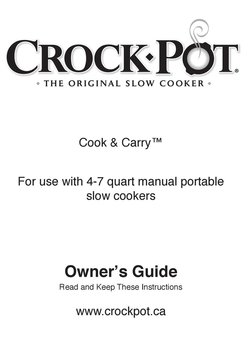 Crock-Pot Cook & Carry User manual