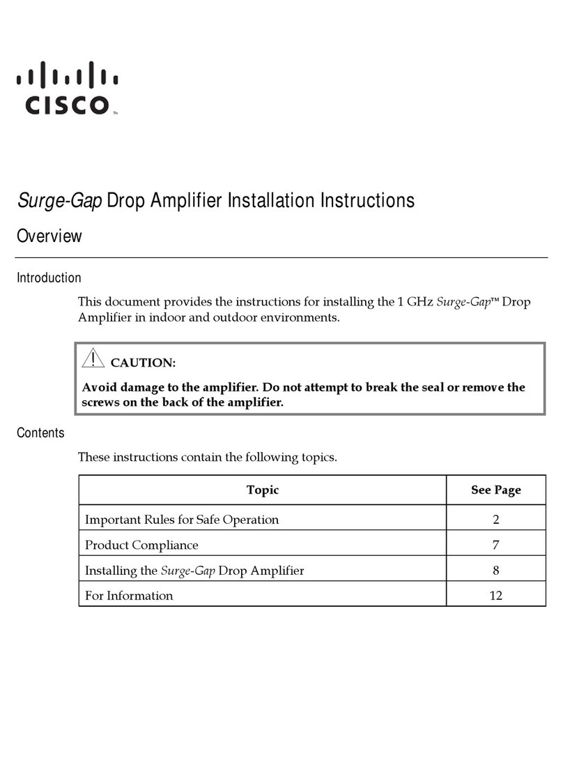 Cisco Surge-Gap User manual Cisco Surge-Gap User manual