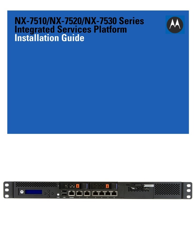Motorola NX-7510 Series installation guide Motorola NX-7510 Series installation guide