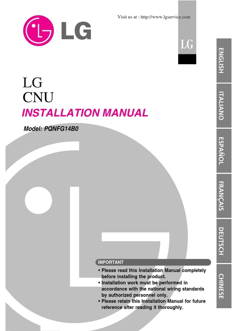 LG PQNFG14B0 User manual
