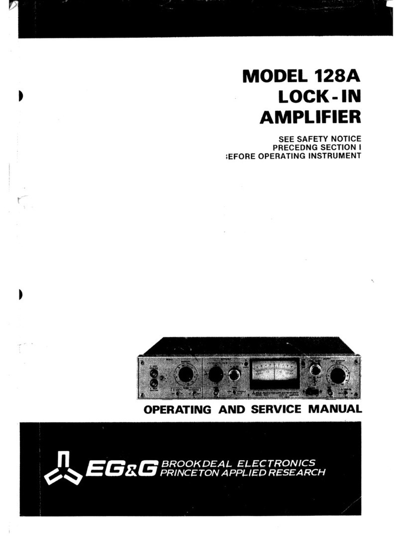 EG&G 128A Operating and service manual
