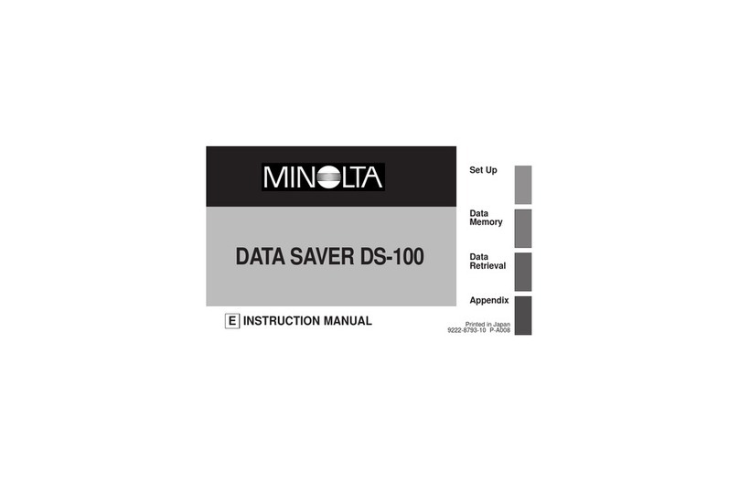 Minolta DS-100 User manual
