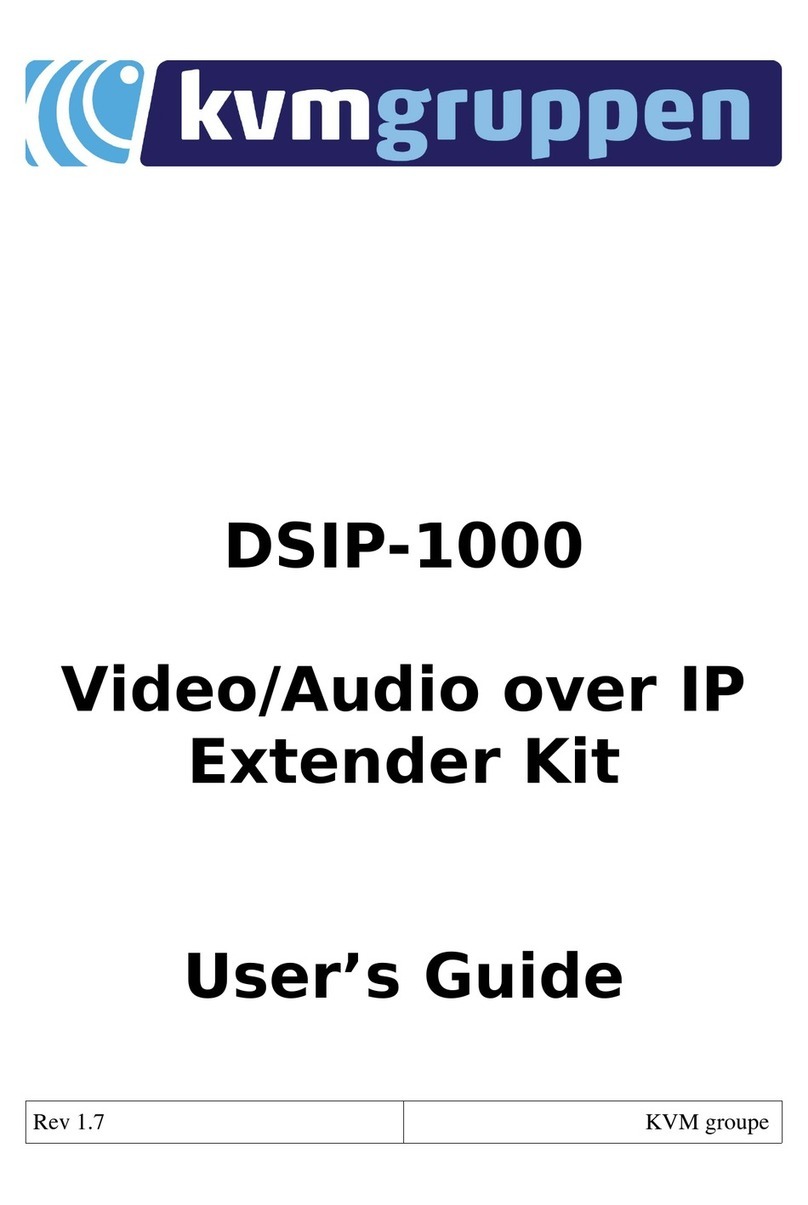 KVM gruppen DSIP-1000 user guide