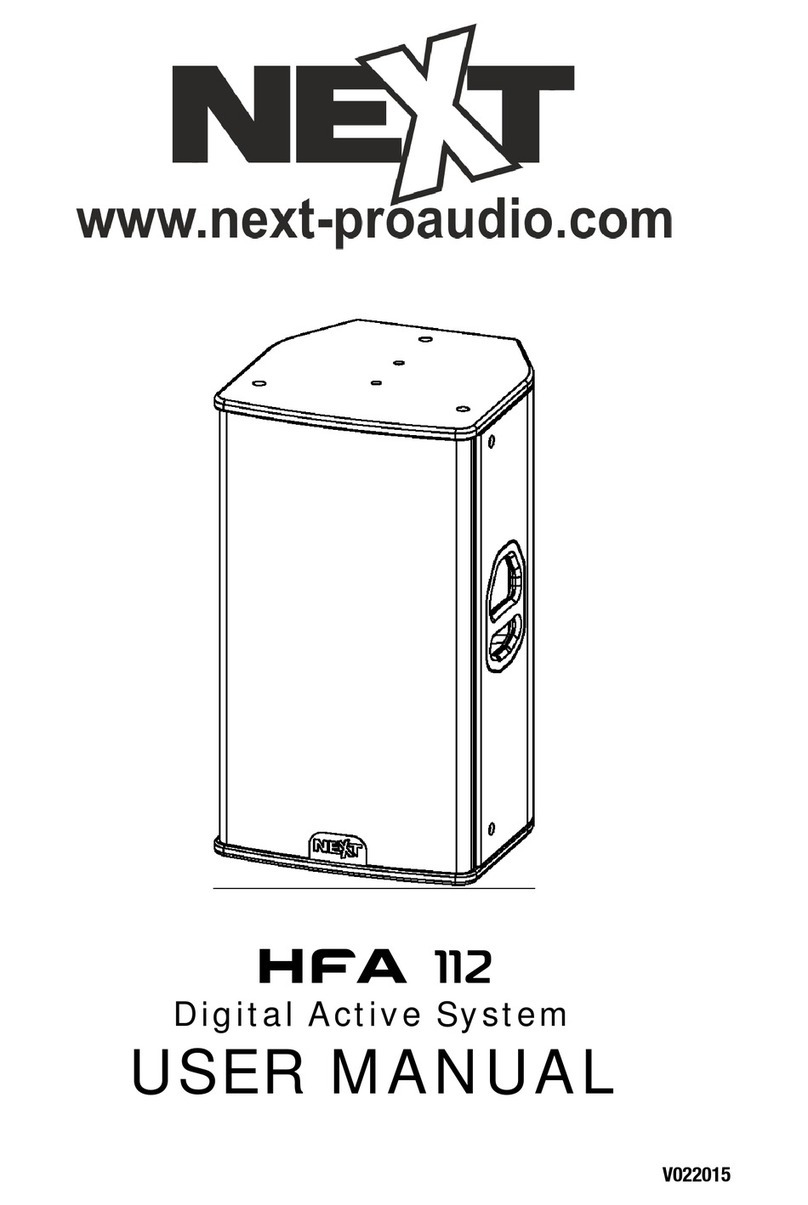Next HFA 112 User manual