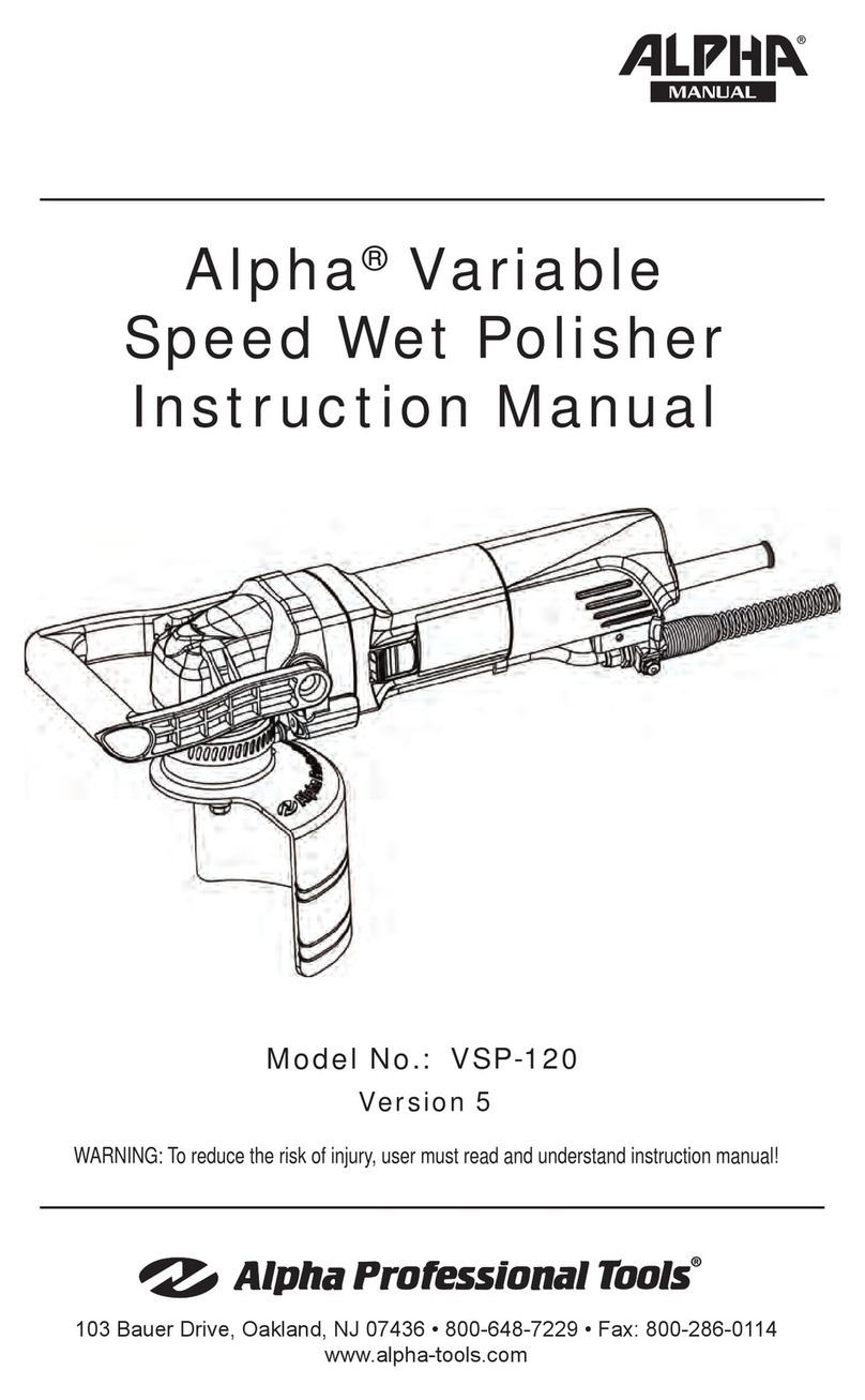 Alpha Professional Tools VSP-120 User manual