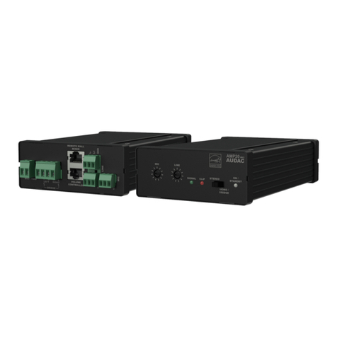 AUDAC AMP20 User manual