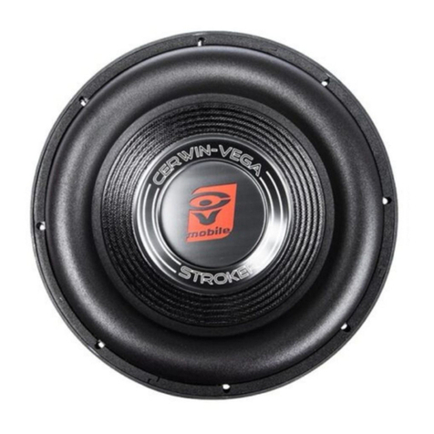 Cerwin-Vega Stroker ST102D user manual