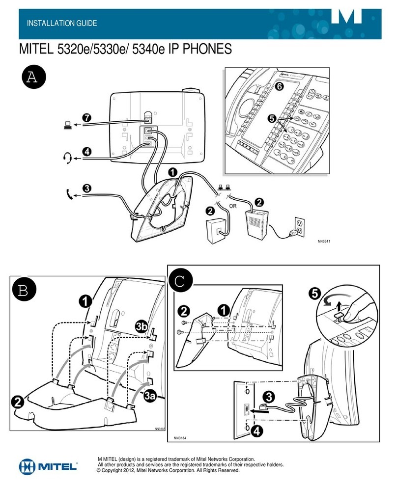 Mitel MiVoice Office 5320e User manual