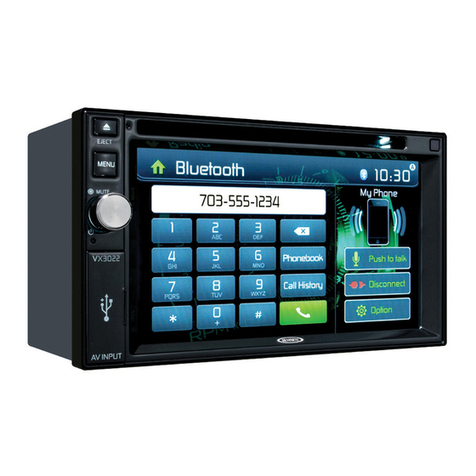 Jensen VX3022 User manual