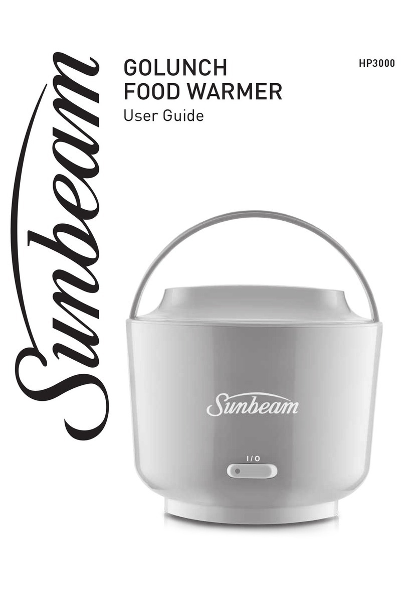 Sunbeam HP3000 user guide