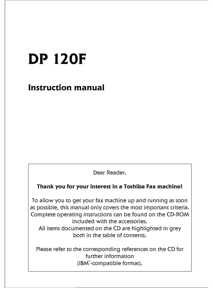 Toshiba DP120F instruction manual