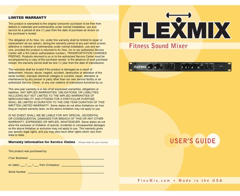AV Now Flexmix One user guide
