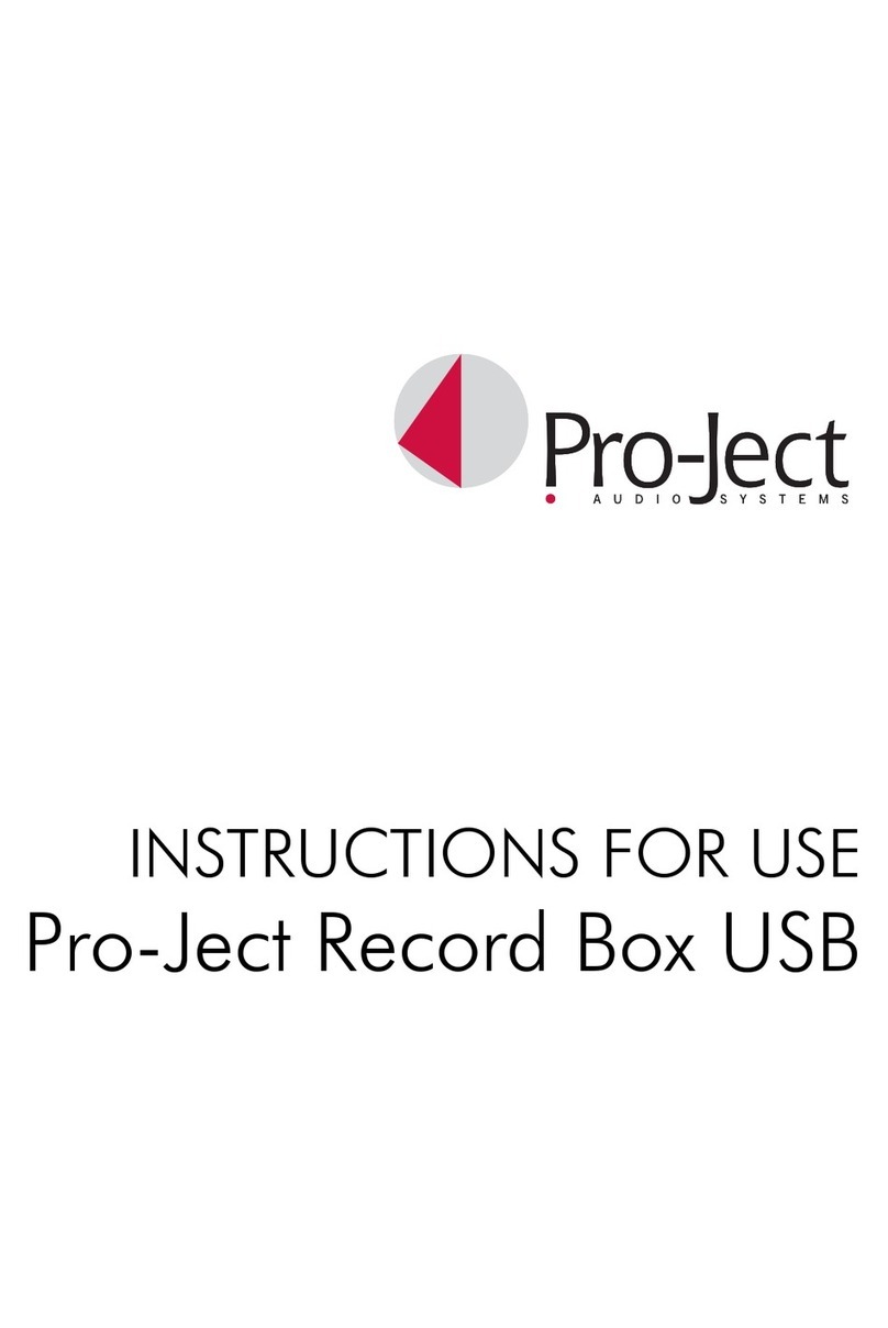 Pro-Ject Audio Systems Record Box USB User manual
