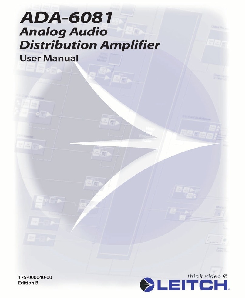 Leitch ADA-6081 user manual