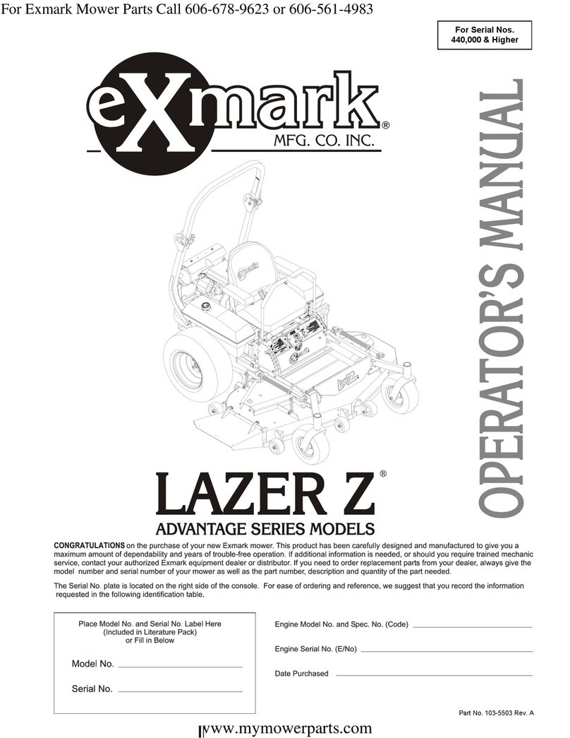 Exmark LAZER Z User manual