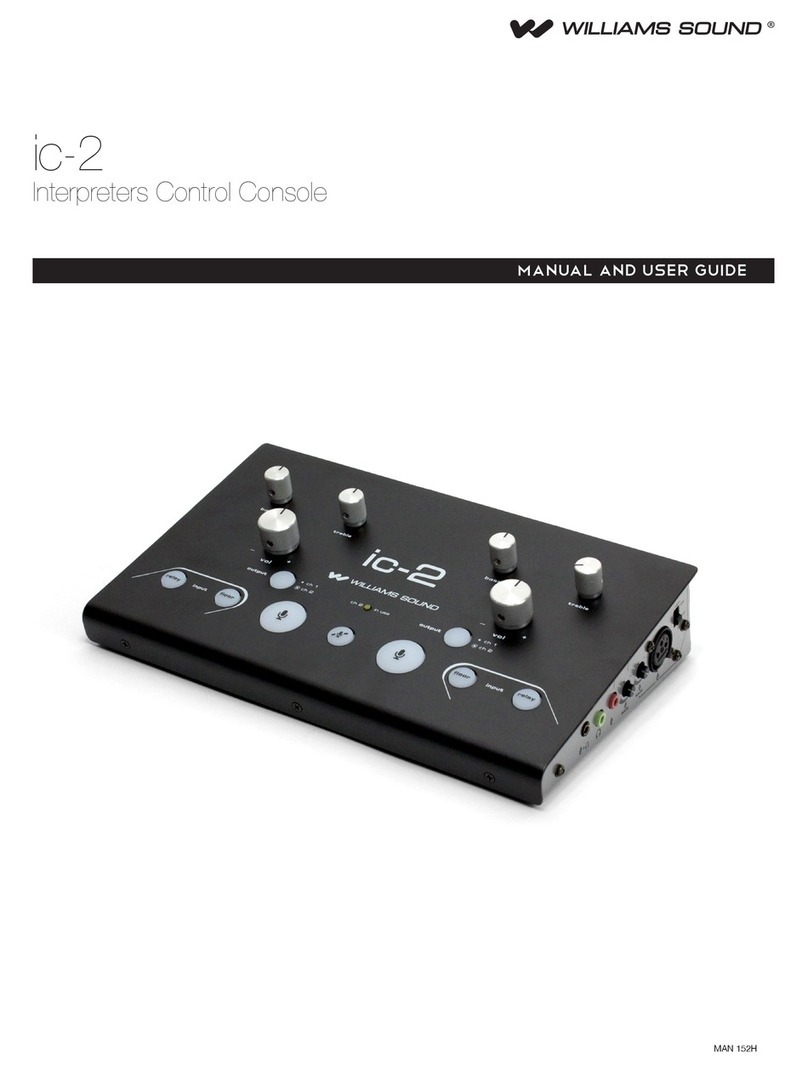 Williams Sound ic-2 Manual and user guide