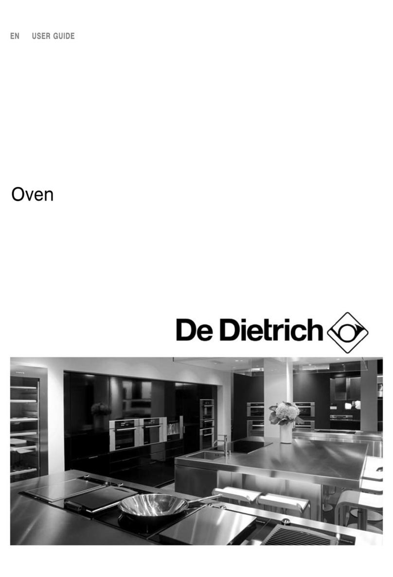 DeDietrich DOV1138X user guide