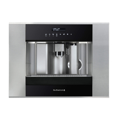 DeDietrich DED1140X user manual