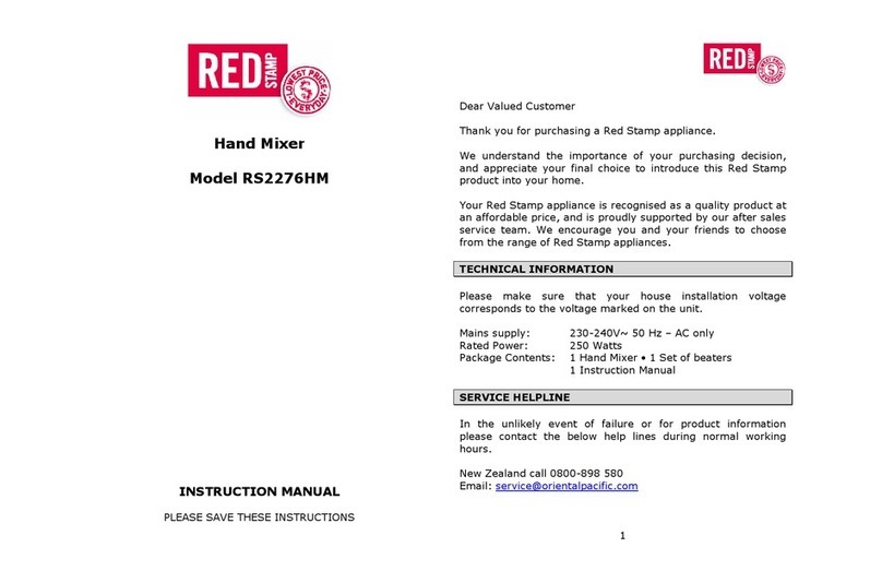 Red Stamp RS2276HM User manual
