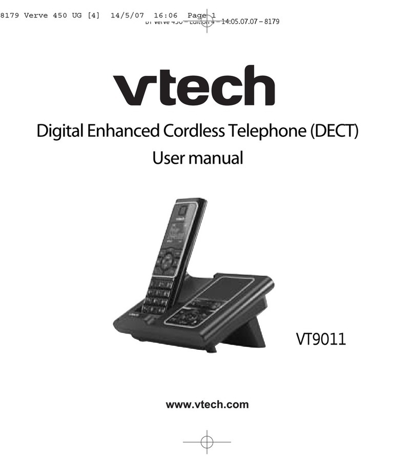 V-tech VT9011 User manual