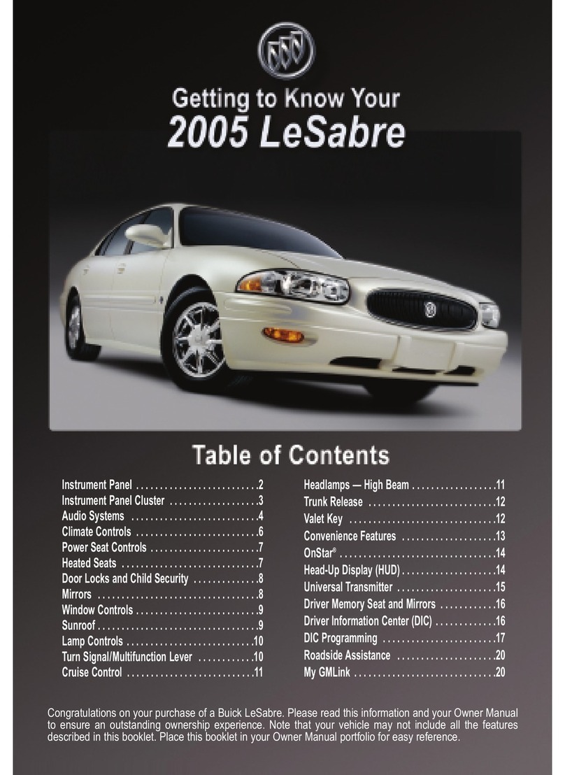 Cadillac 2005 LeSabre Assembly instructions