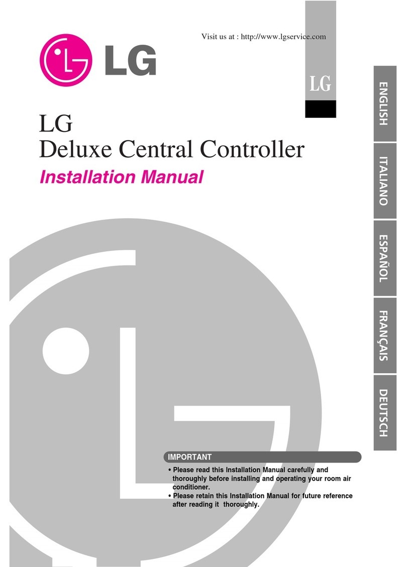 LG Deluxe central controller User manual