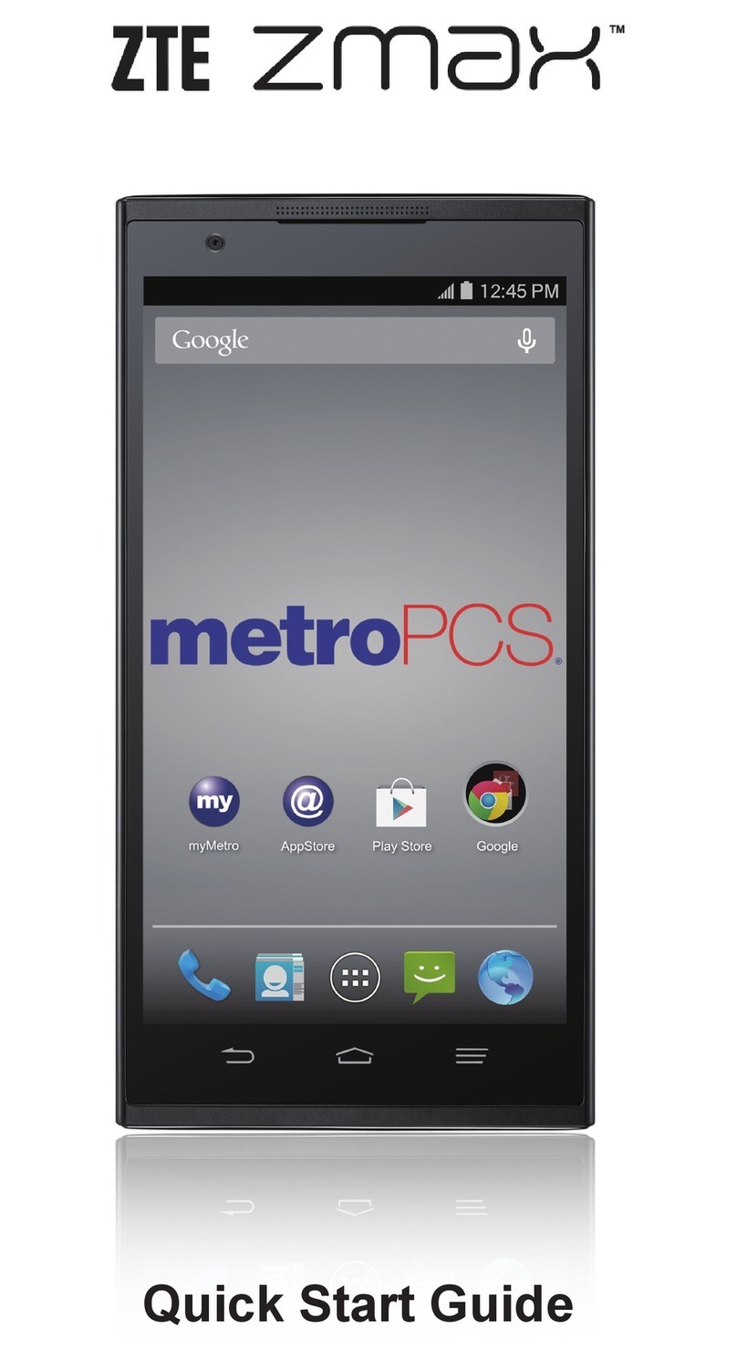 Zte ZMAX quick start guide