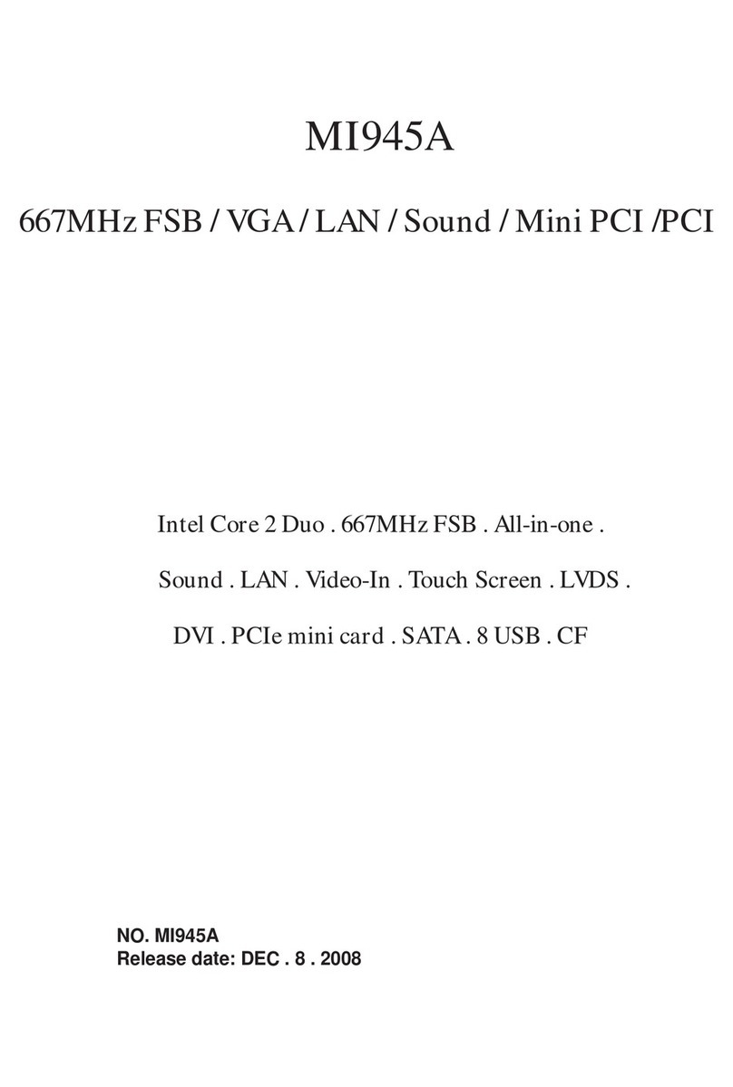 Lex MI945A User manual