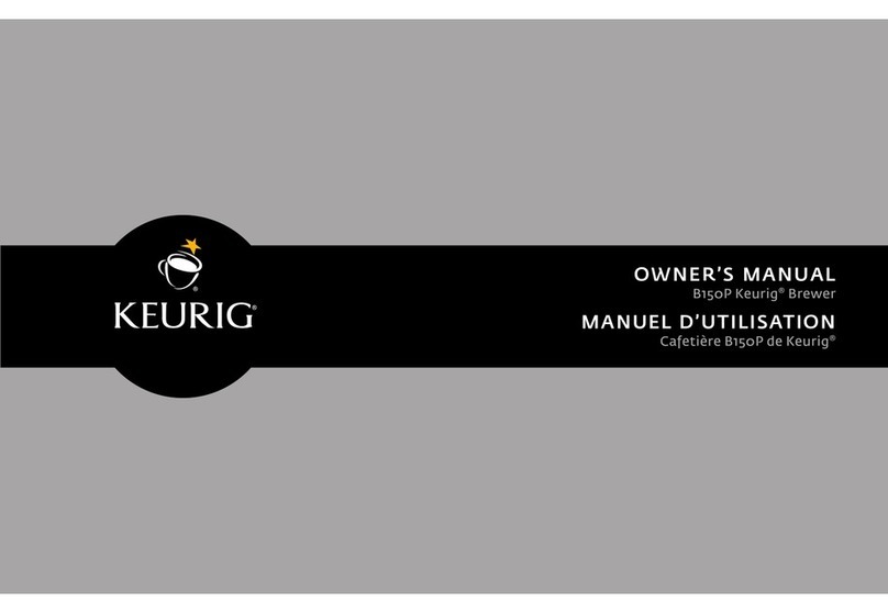 Keurig B150P User manual
