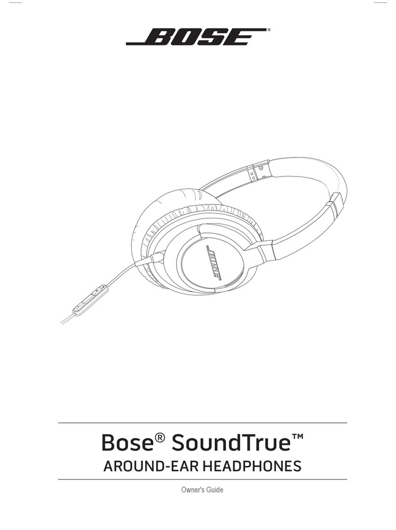 Bose SoundTrue User manual Bose SoundTrue User manual