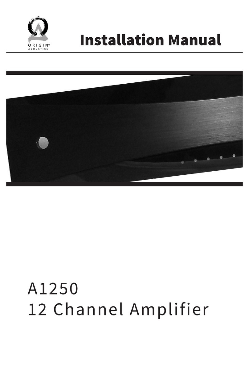 Origin Acoustics A1250 User manual
