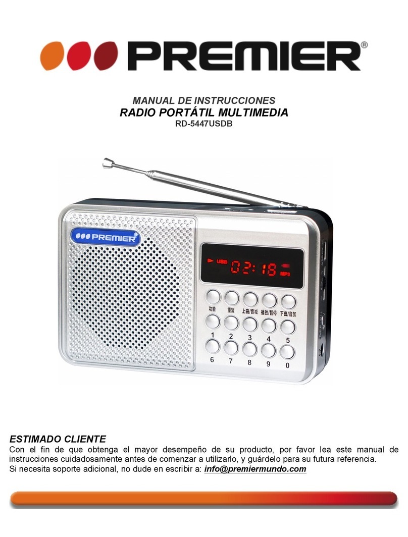 Premier RD-5447USDB User manual