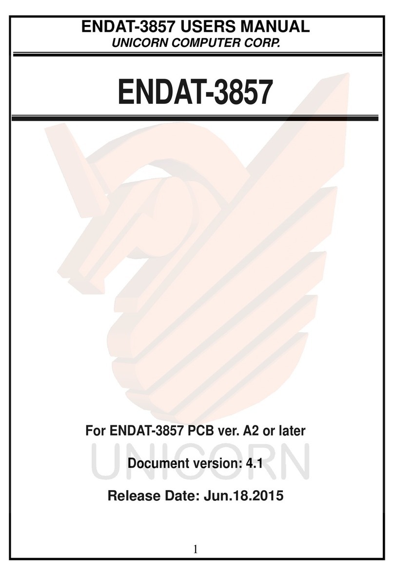 Unicorn Computer ENDAT-3857 User manual Unicorn Computer ENDAT-3857 User manual