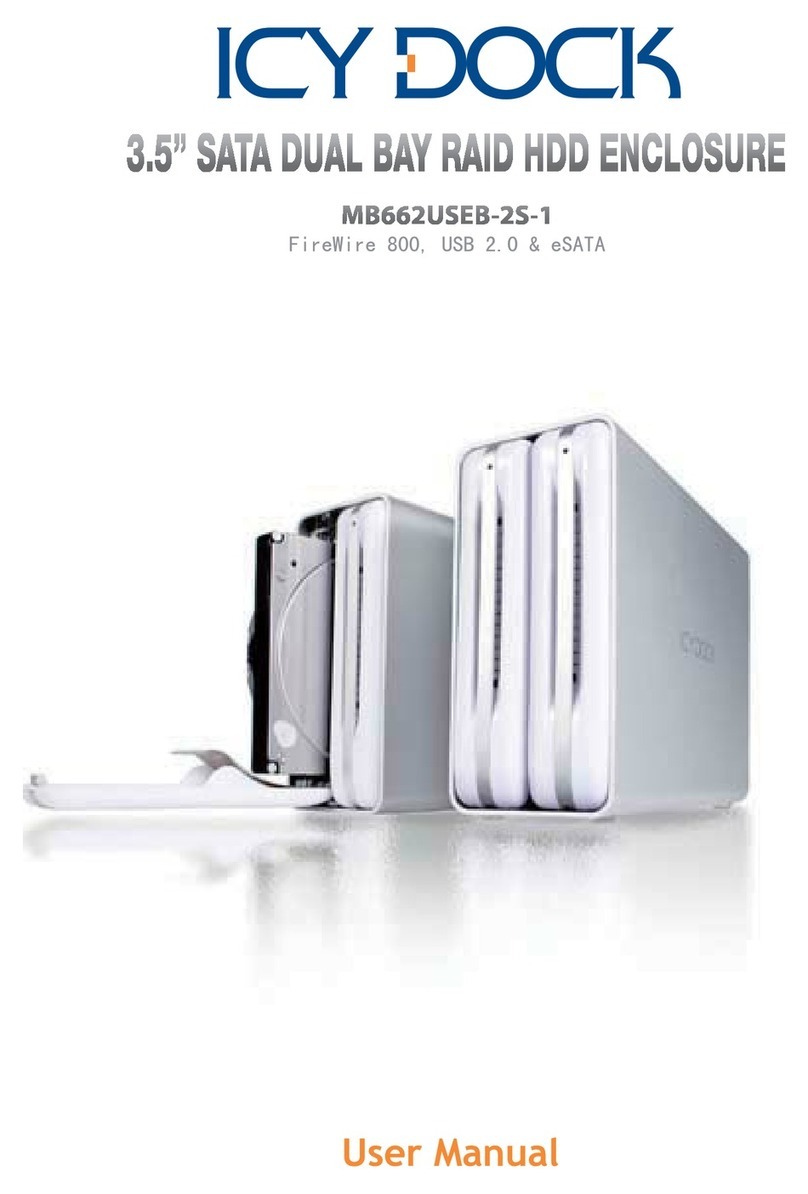 Icy Dock MB662USEB-2S-1 user manual