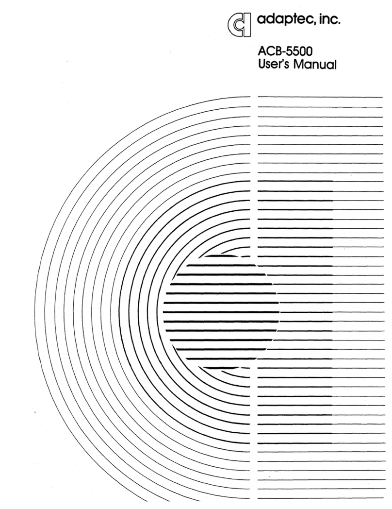 Adaptec ACB-5500 User manual