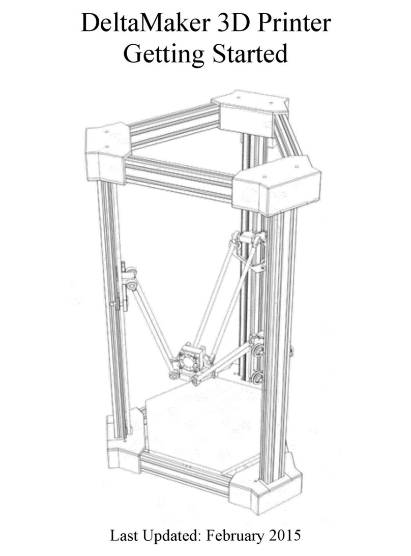 DeltaMaker 3D Printer User manual