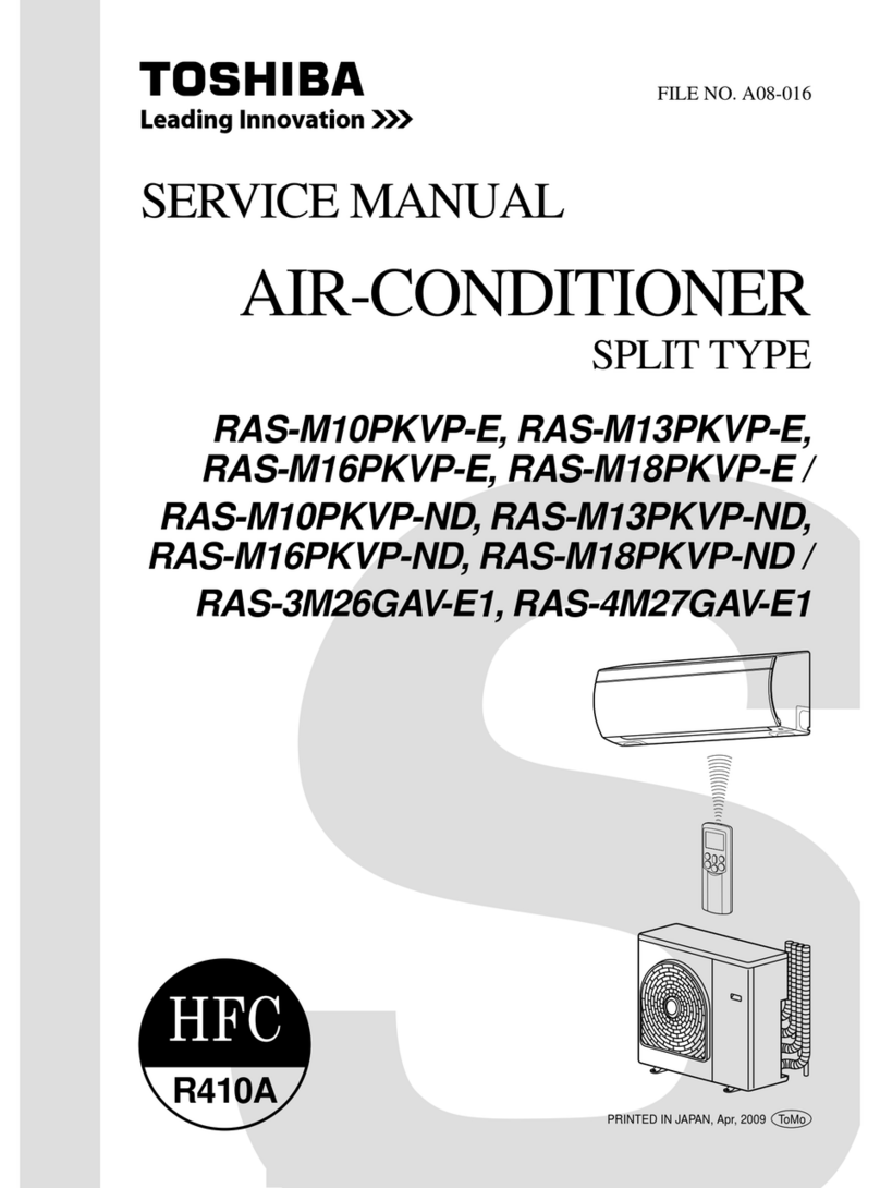 Toshiba RAS-M10PKVP-E User manual