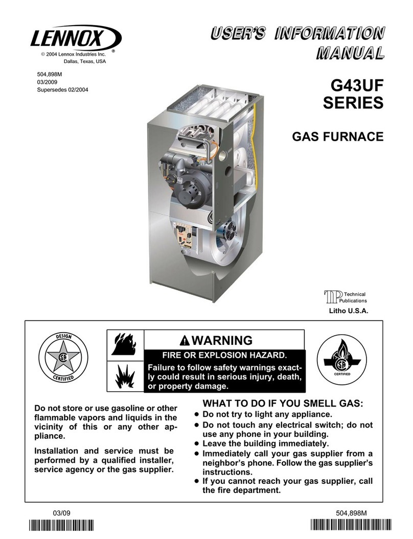 Lennox G43UF SERIES Guide