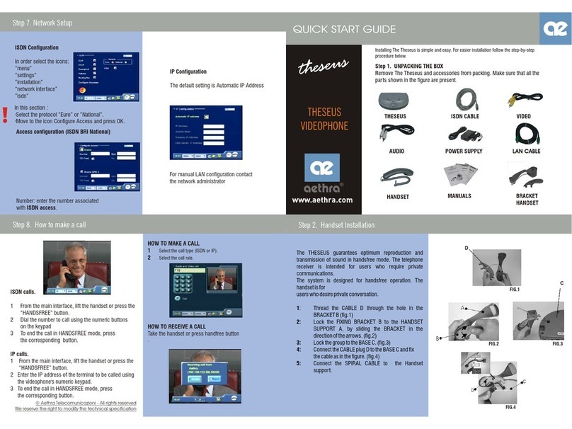 Aethra THESEUS User manual