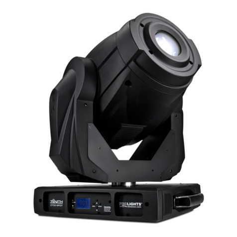 ProLights Zenith 700SPOT user manual