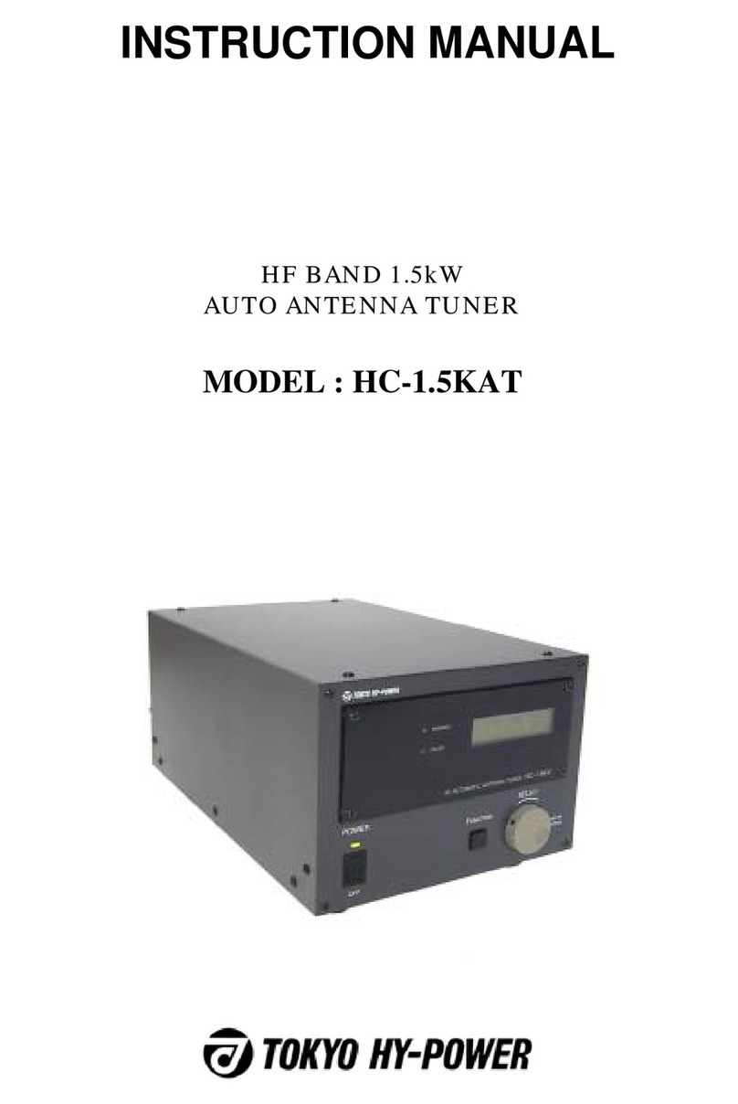 Tokyo Hy-Power HC-1.5KAT instruction manual