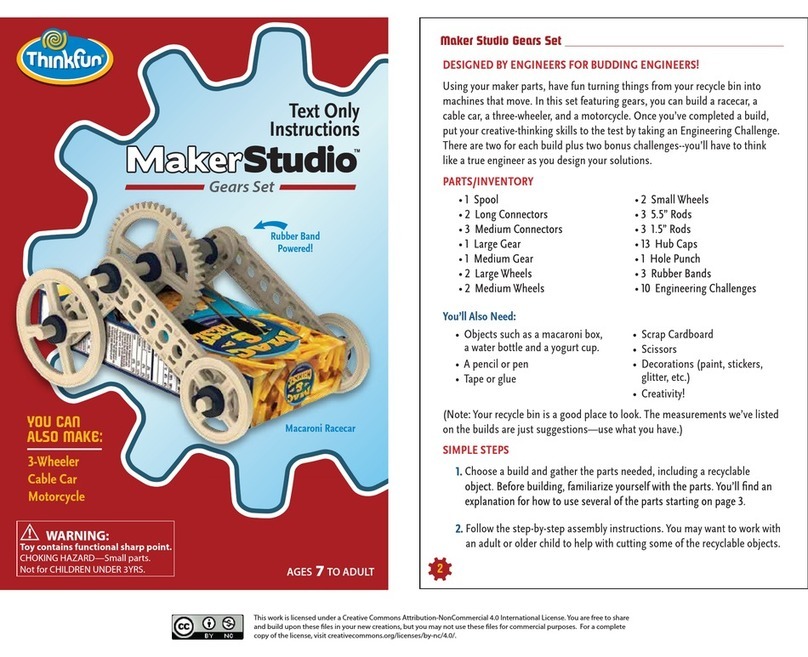 ThinkFun MakerStudio User manual
