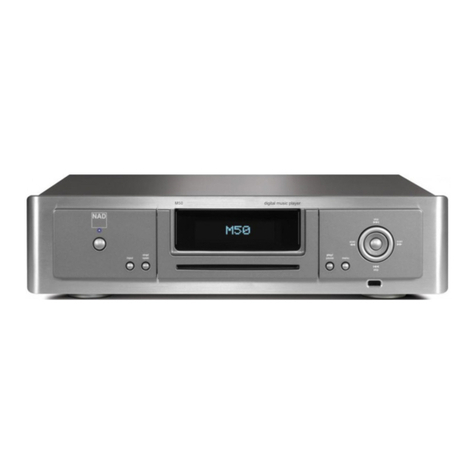 NAD M50 User manual