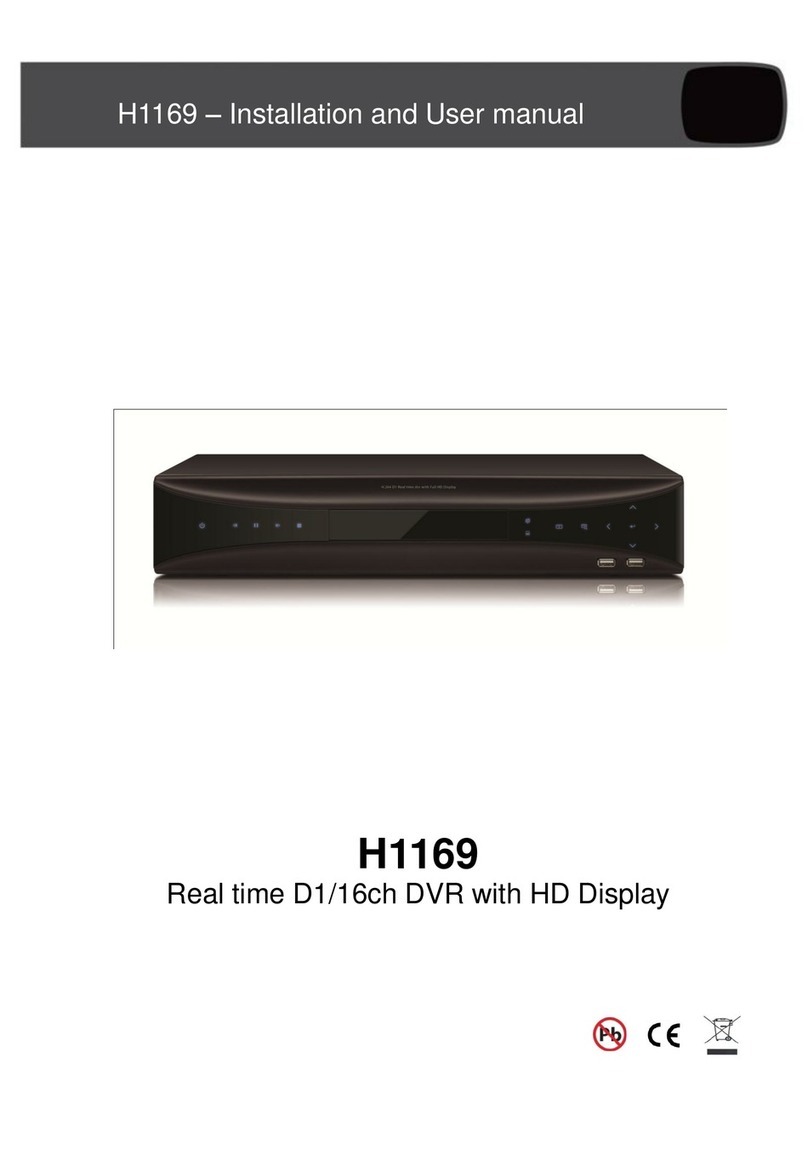 CCTV Imports H1169 User manual