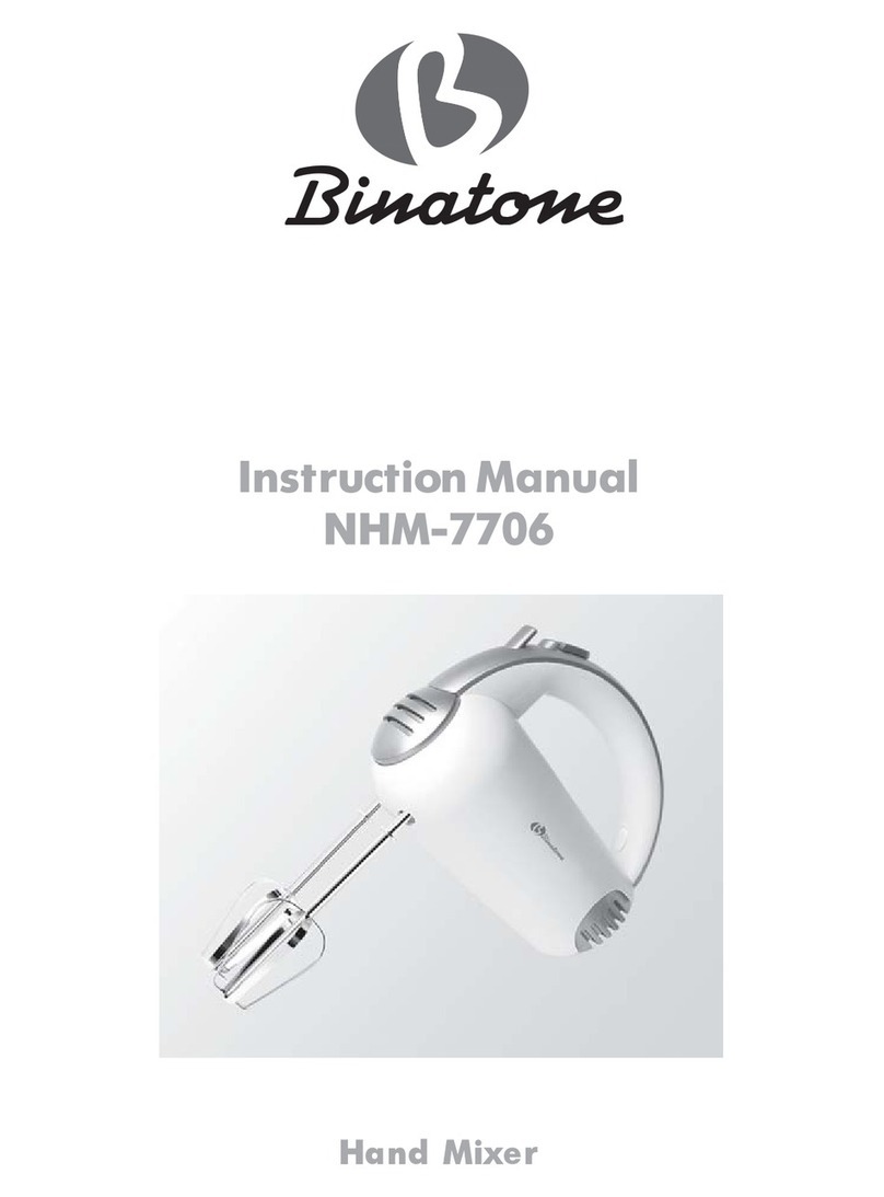 Binatone NHM-7706 instruction manual