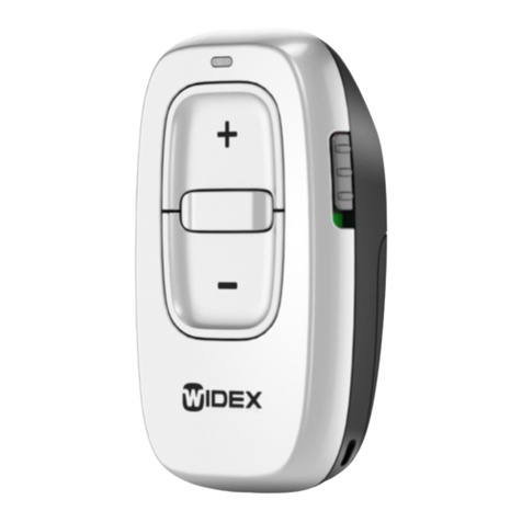 Widex RC-Dex User manual