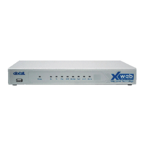 dixell XWEB 3000 User manual